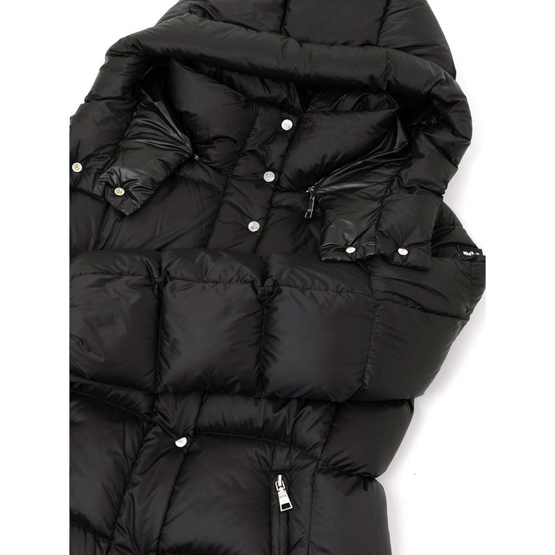 Add Black Down Jacket with Removable Hood - Stylish & Functional