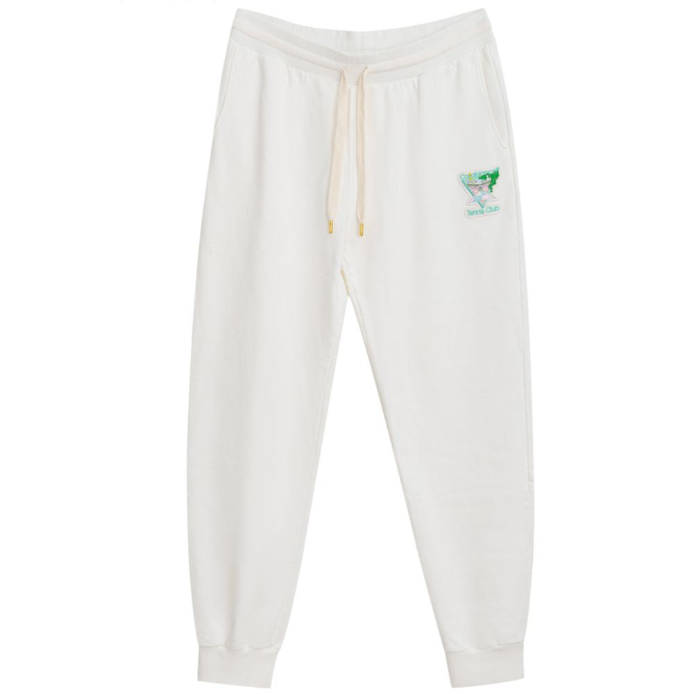 Pantalon de sport en coton blanc Casablanca