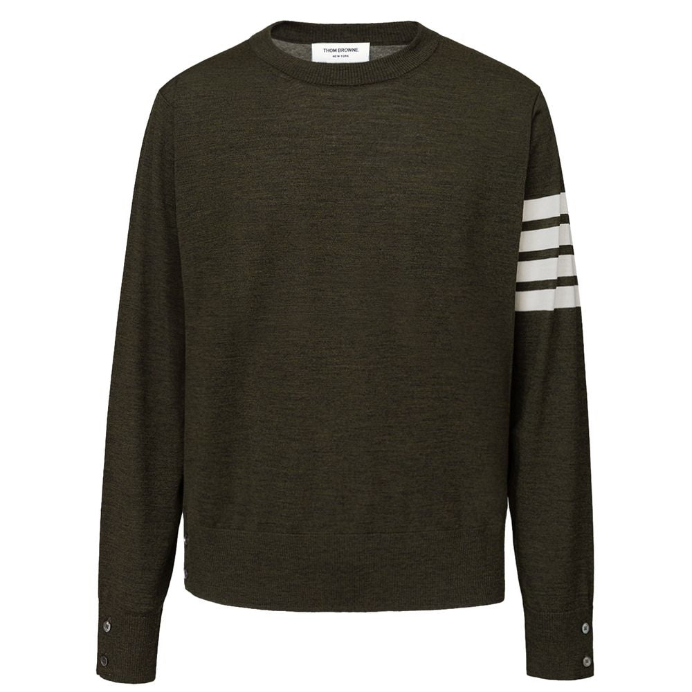 Pull en laine verte de Thom Browne