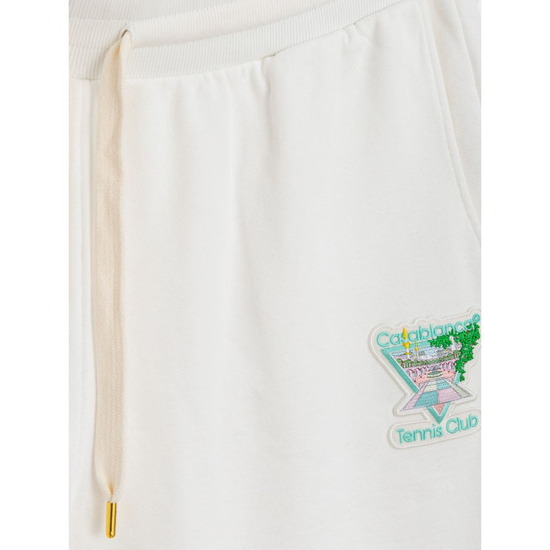 Casablanca witte katoenen sportbroek