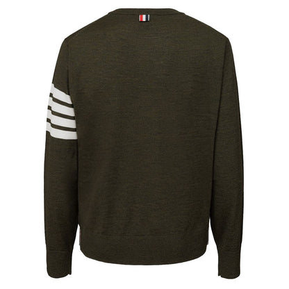 Pull en laine verte de Thom Browne