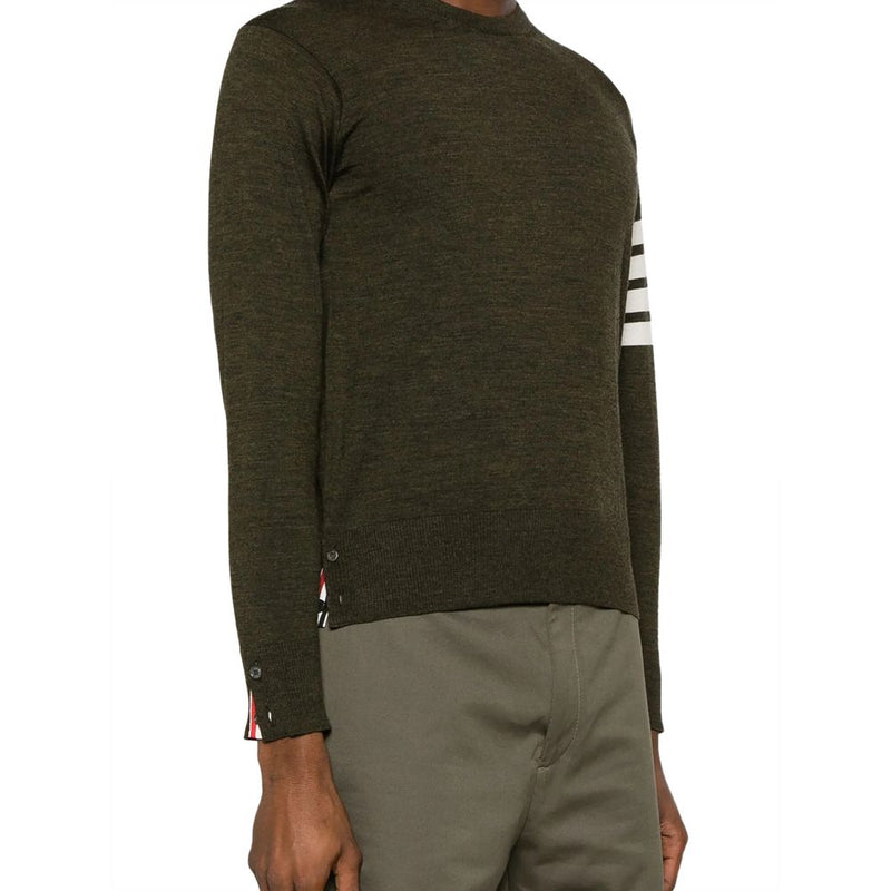 Thom Browne groene wollen trui