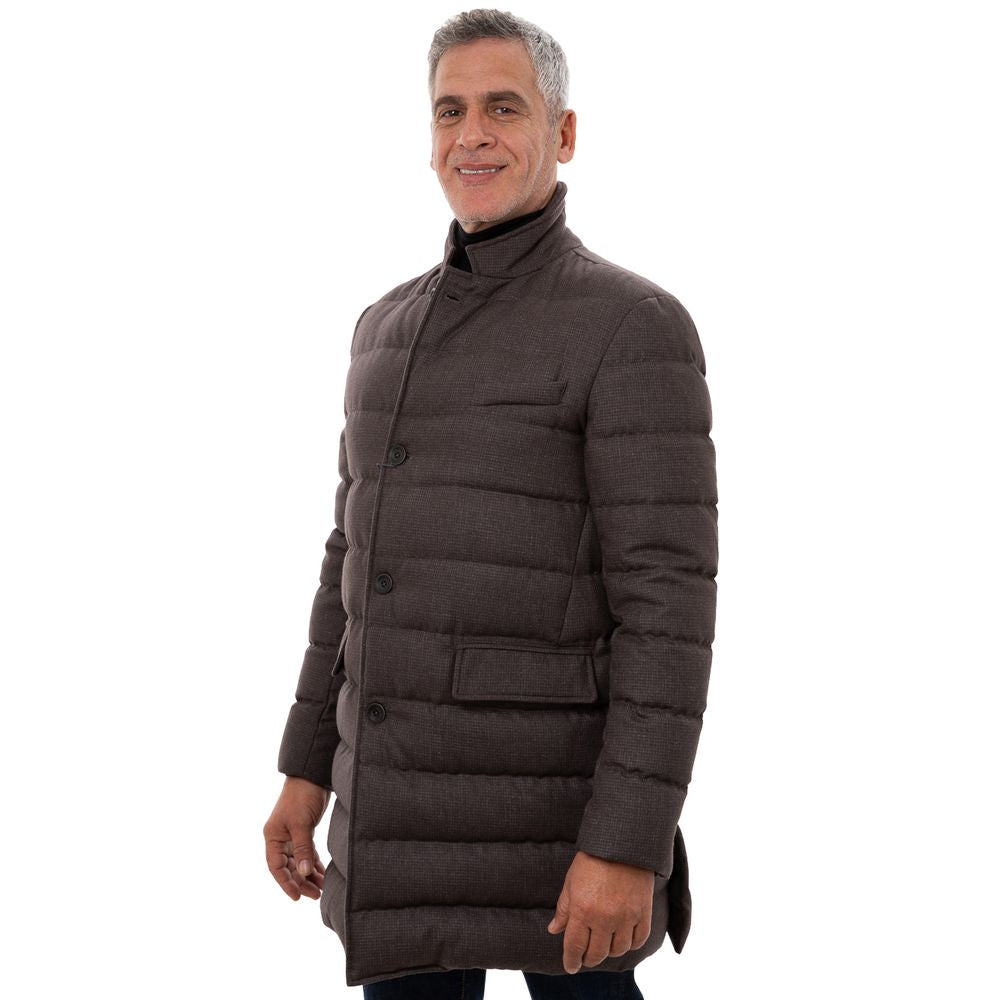 Vestes et manteaux en laine marron de Herno