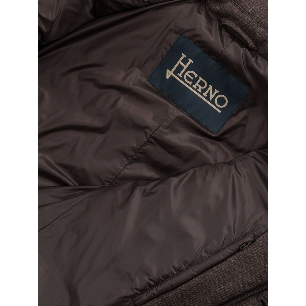 Vestes et manteaux en laine marron de Herno