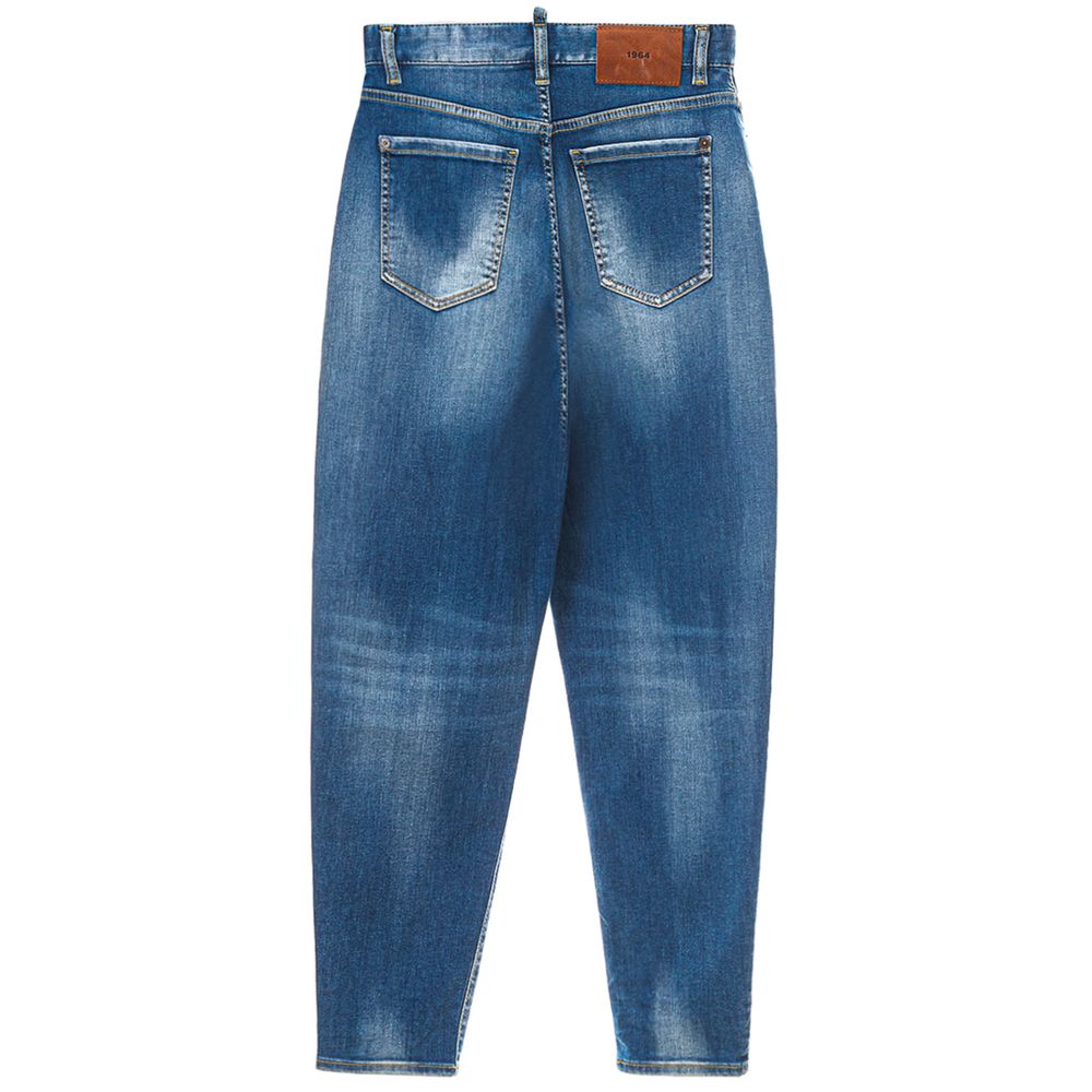 Dsquared² Blue Cotton Jeans Denim