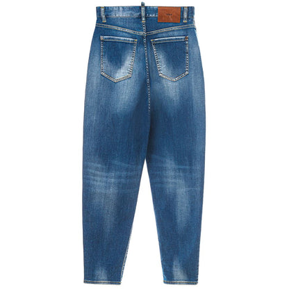 Dsquared² Blue Cotton Jeans Denim