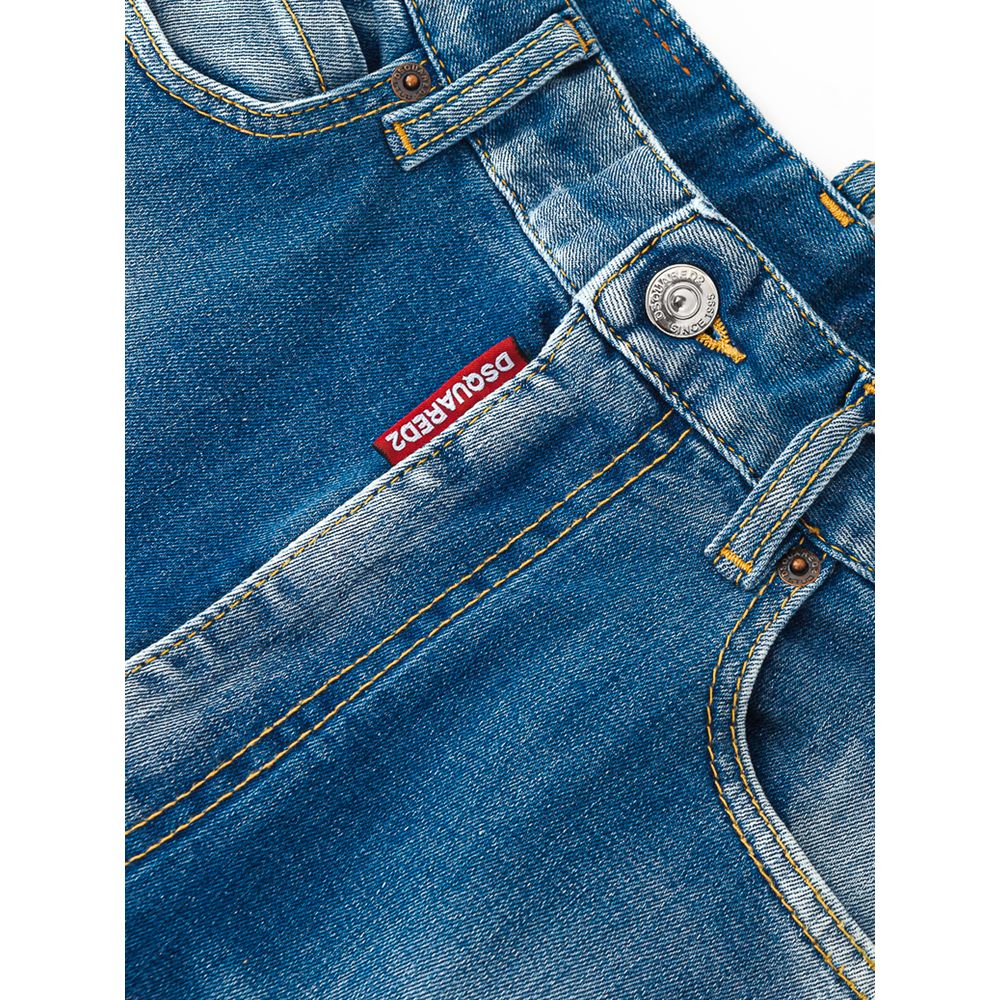 Dsquared² Blue Cotton Jeans Denim