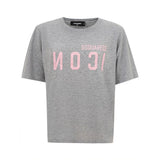 Dsquared² Top en Coton Gris Élégant pour Femmes - Confort Stylé