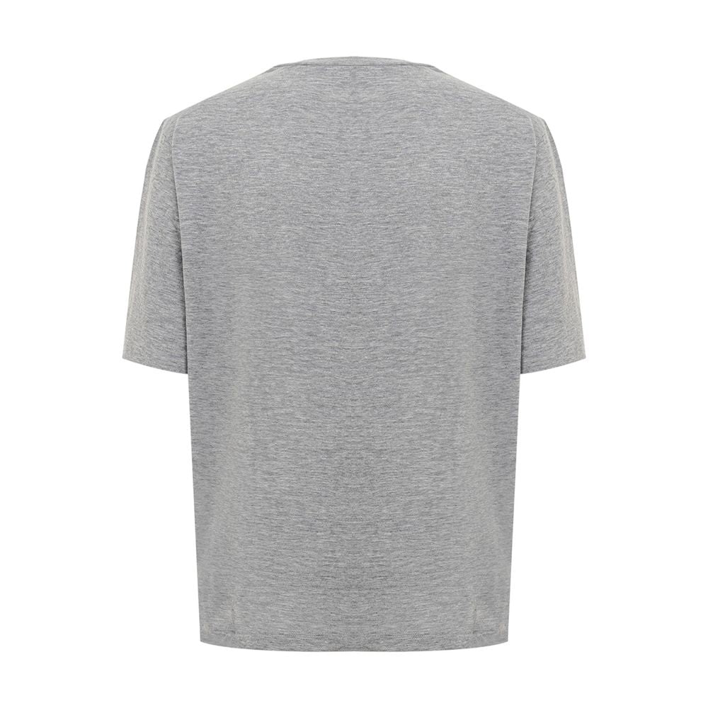Dsquared² Top en Coton Gris Élégant pour Femmes - Confort Stylé
