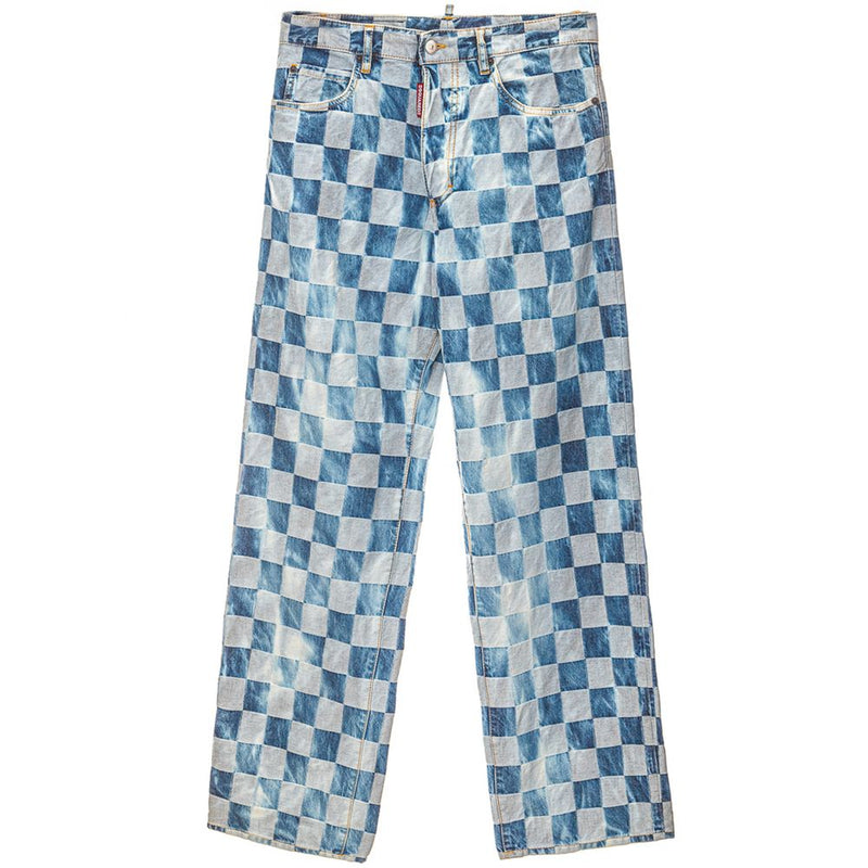 Dsquared² Jean Relaxed Fit en Coton Bleu