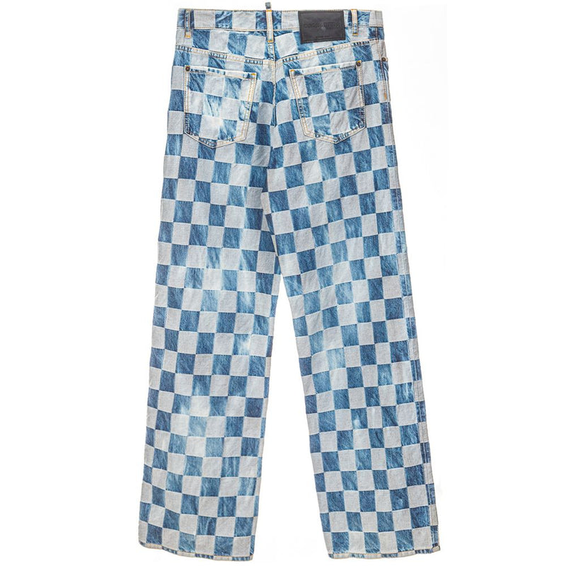 Dsquared² Jean Relaxed Fit en Coton Bleu