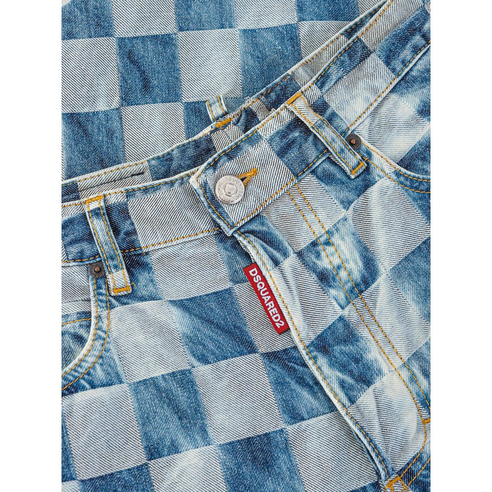 Dsquared² Jean Relaxed Fit en Coton Bleu