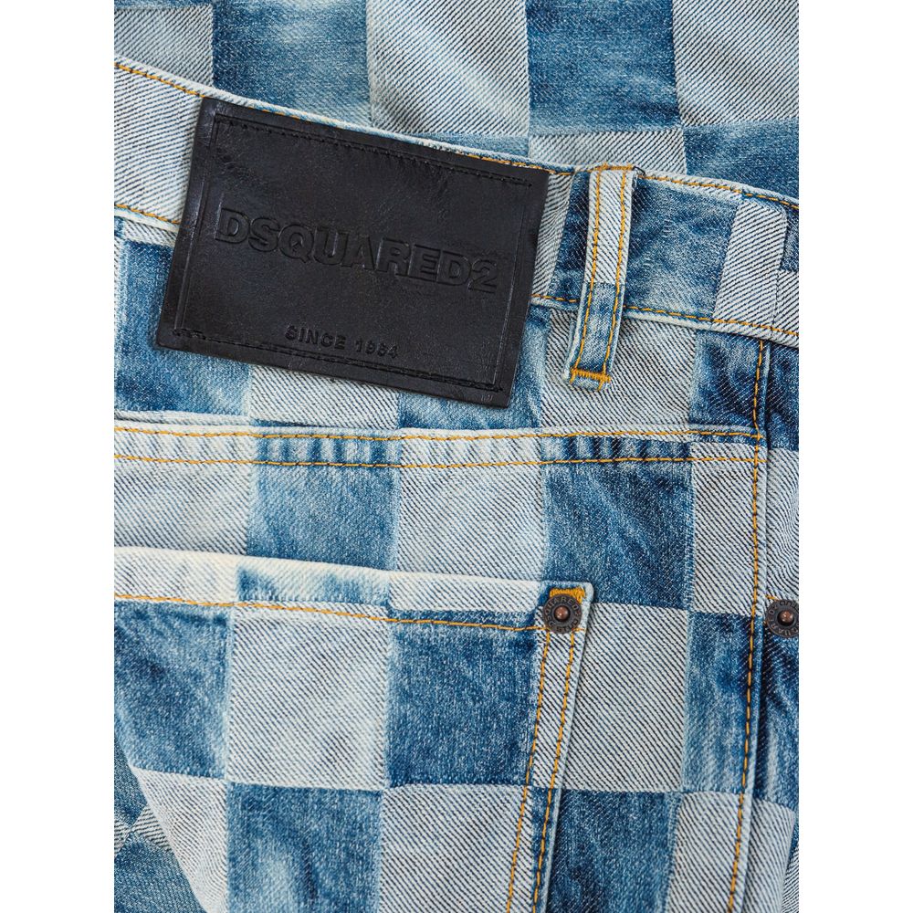 Dsquared² Jean Relaxed Fit en Coton Bleu