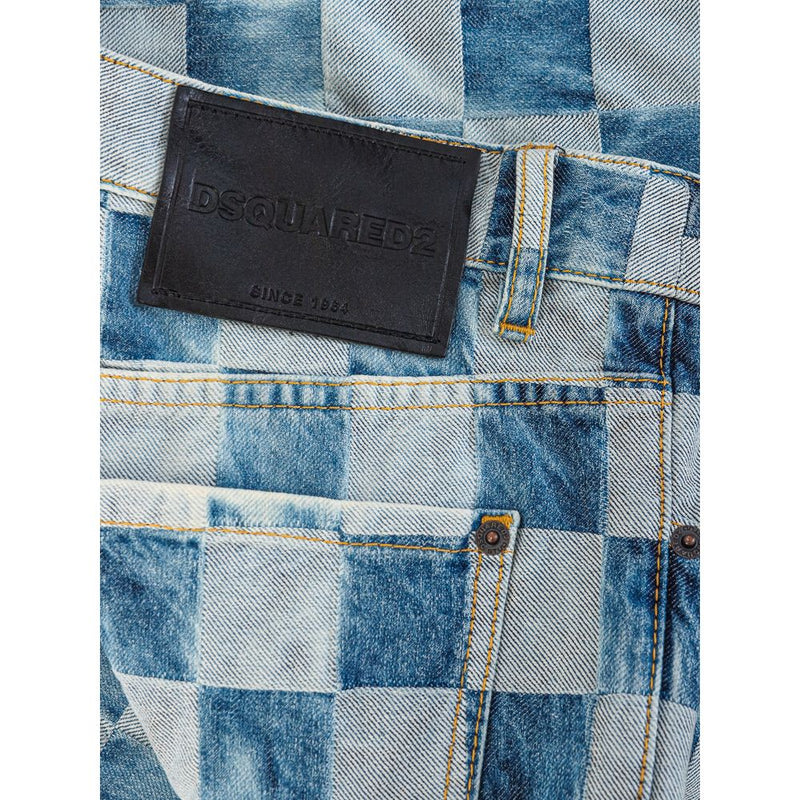 Dsquared² Jean Relaxed Fit en Coton Bleu