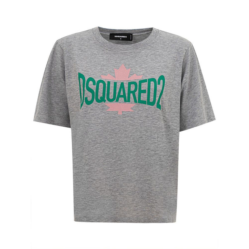 T-shirt Chic Gris en Coton Dsquared² pour Femmes Modernes