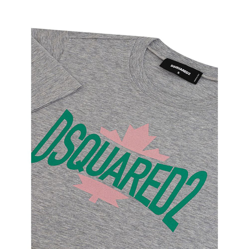 T-shirt Chic Gris en Coton Dsquared² pour Femmes Modernes