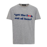 T-shirt en coton gris Dsquared²