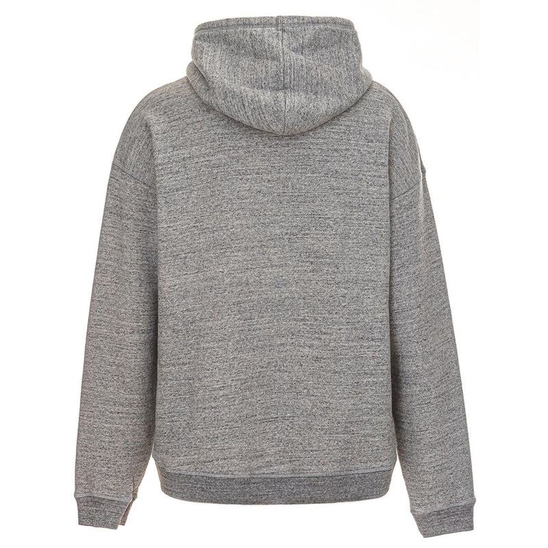 Sweat à capuche gris en coton Dsquared²