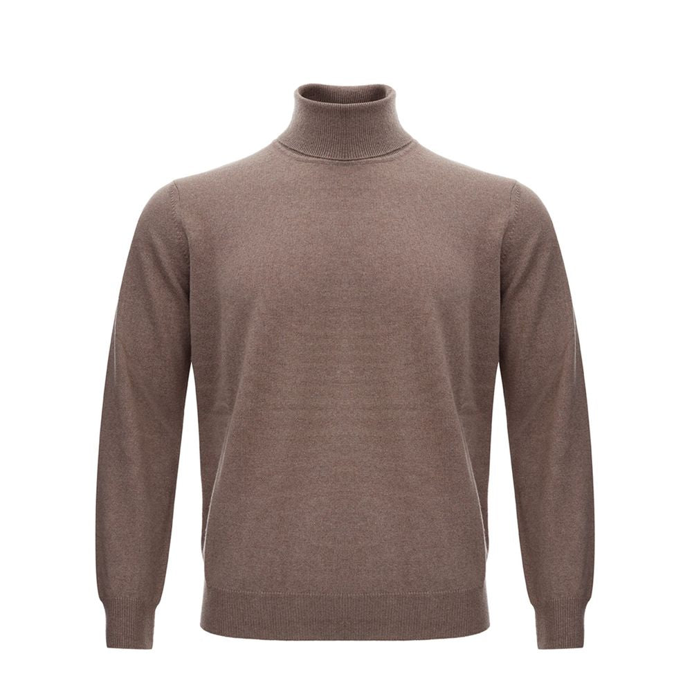 Pull en laine marron KANGRA