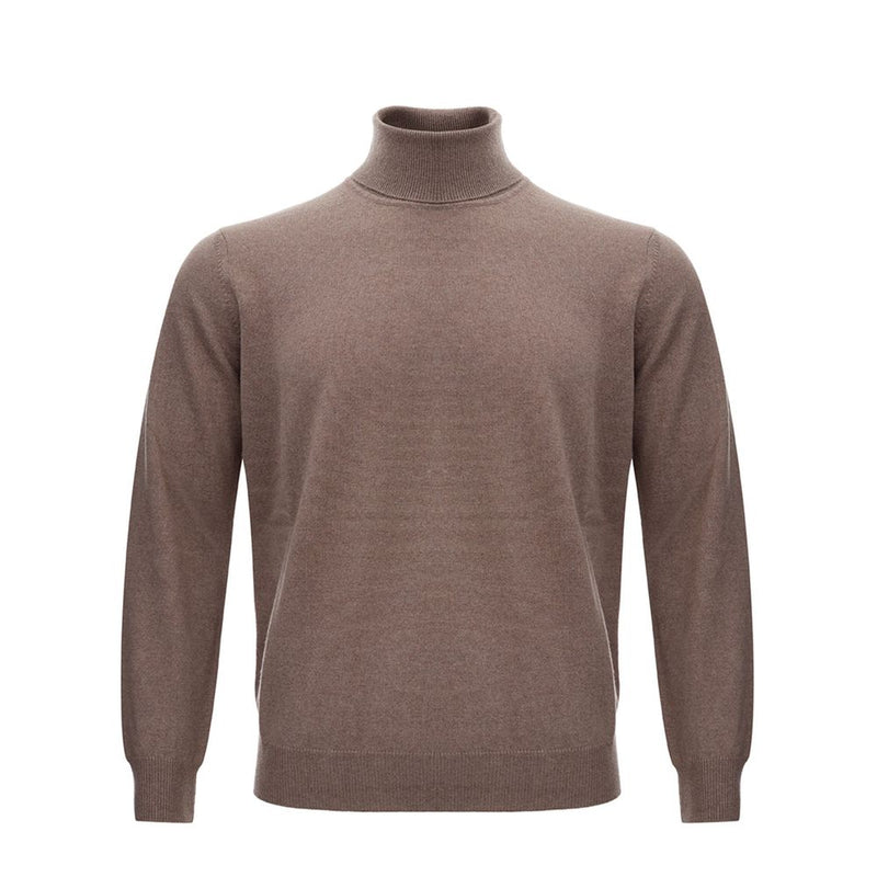 Pull en laine marron KANGRA