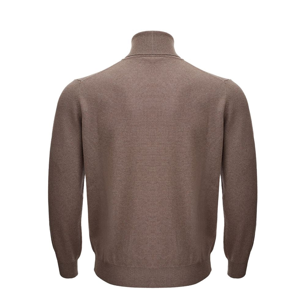 Pull en laine marron KANGRA
