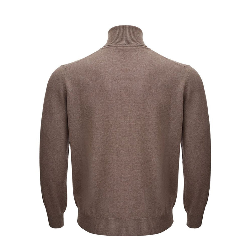 Pull en laine marron KANGRA