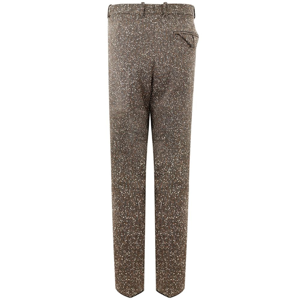 Bottega Veneta Pantalon Multicolore en Viscose pour Soirées Élégantes