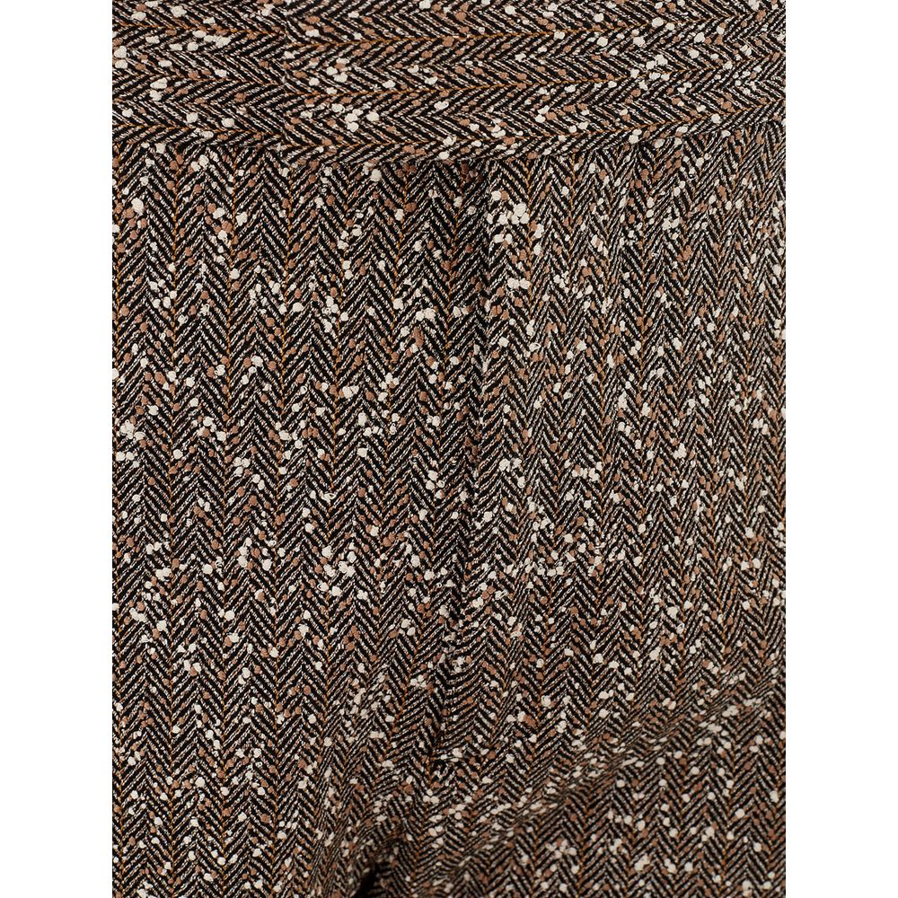 Bottega Veneta Pantalon Multicolore en Viscose pour Soirées Élégantes