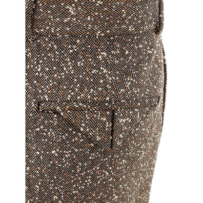 Pantalon en viscose multicolore Bottega Veneta pour soirées élégantes