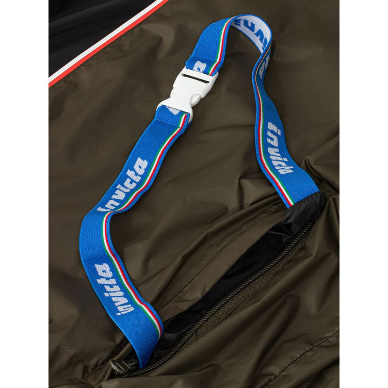 Veste coupe-vent polyamide verte Invicta - Élégante et fonctionnelle