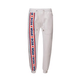 GCDS : Rehaussez votre garde-robe avec des pantalons en coton blanc chic.