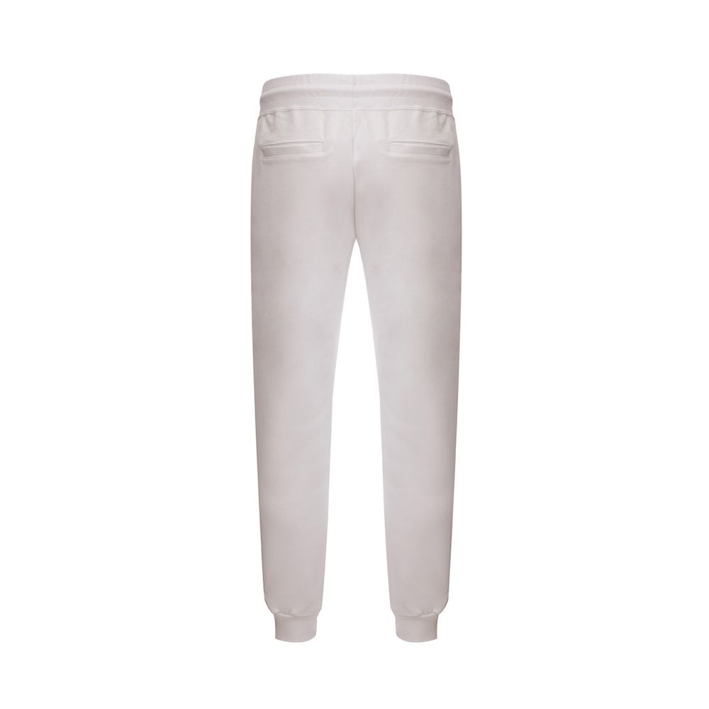 GCDS : Rehaussez votre garde-robe avec des pantalons en coton blanc chic.