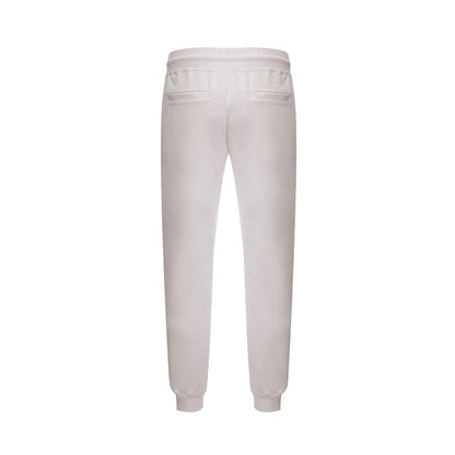 GCDS : Rehaussez votre garde-robe avec des pantalons en coton blanc chic.