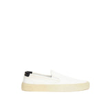 Saint Laurent Venice White Cotton Sneaker