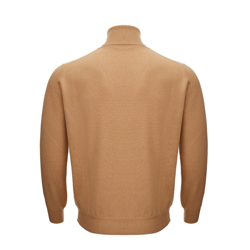 Pull en laine marron élégant pour homme KANGRA