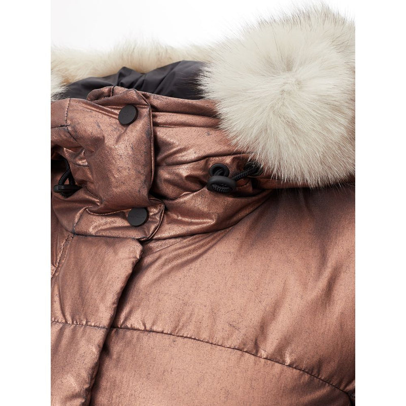 Peuterey Pink Polyester ‘Mils’ Padded Jacket for Women