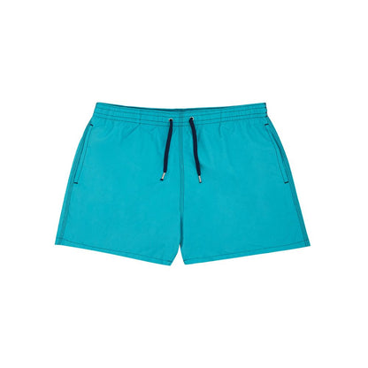 Maillot de bain en polyester turquoise Malo