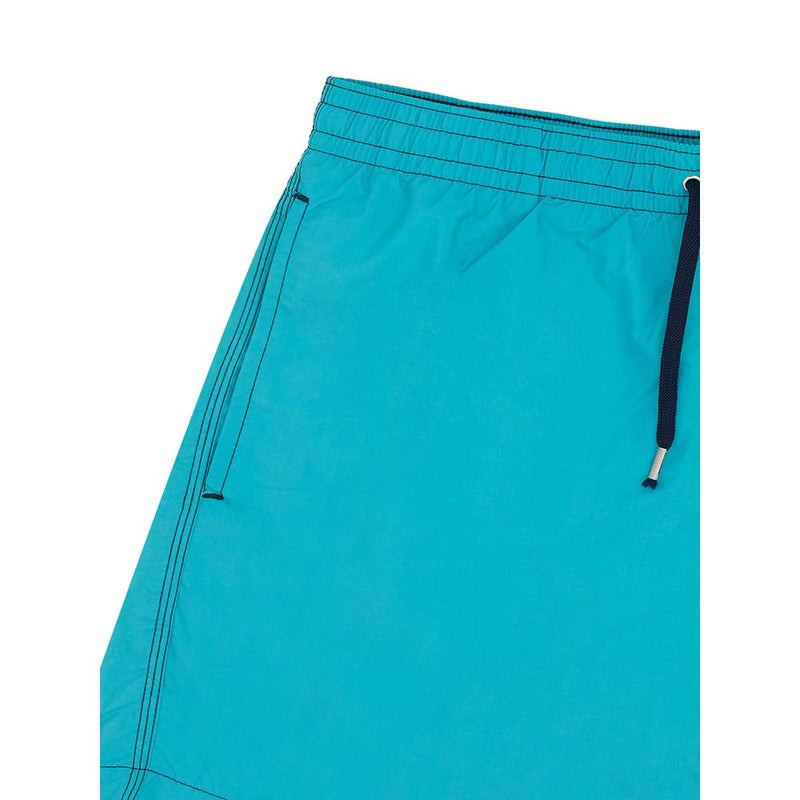 Malo Turquoise Polyester Swimwear Boxer Shorts for Men