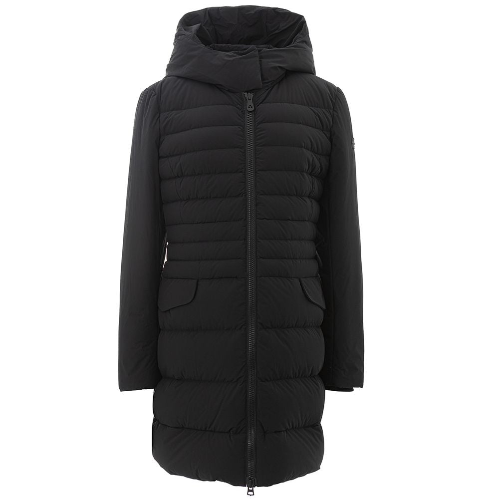 Peuterey Veste en polyamide noire élégante pour femme