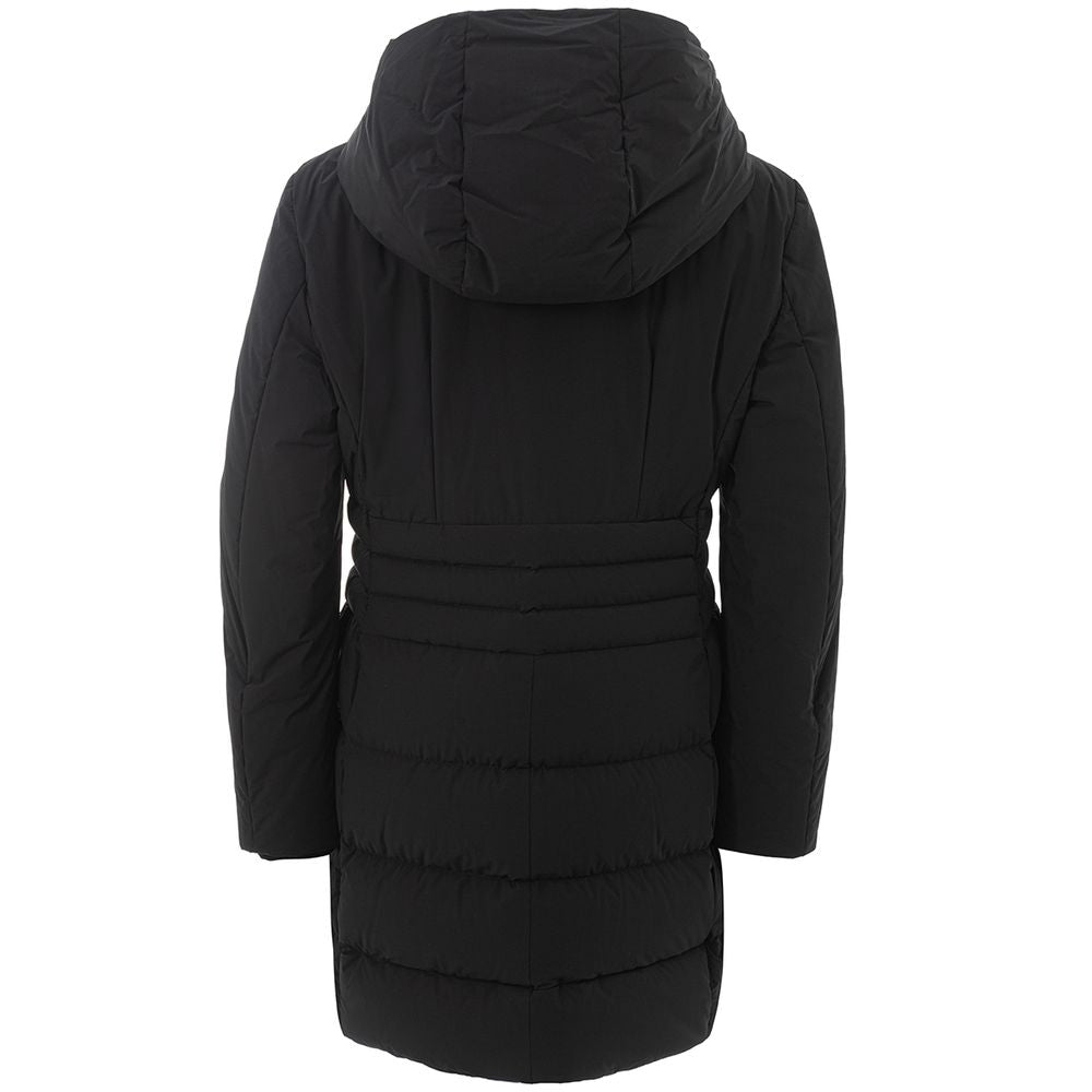 Peuterey Veste en polyamide noire élégante pour femme