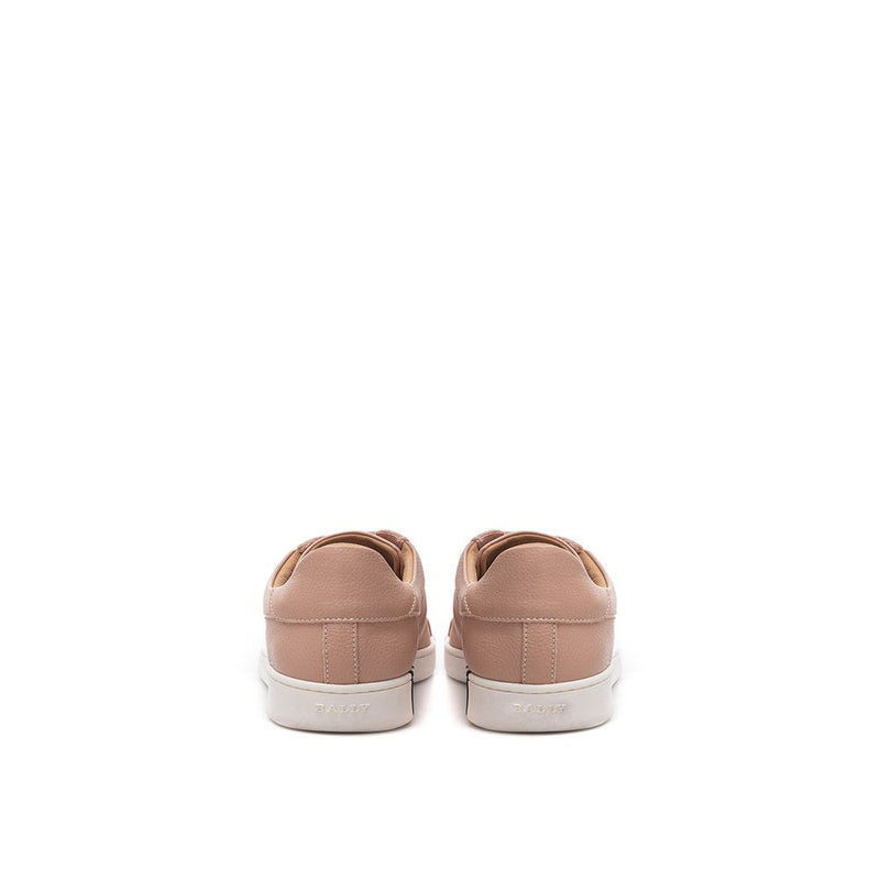 Bally Elegant Pink Leather Sneakers for Women
