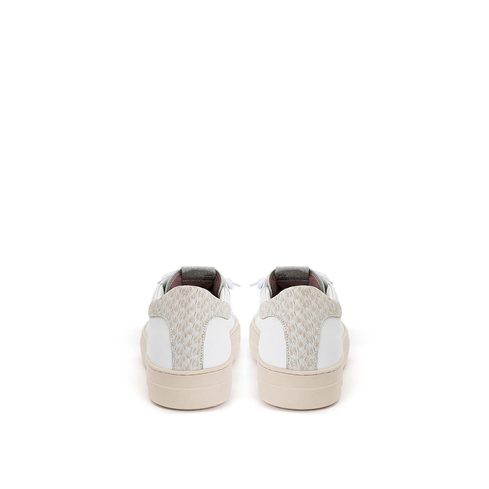 P448 White Leather Sneakers - Élégance et Confort au Quotidien