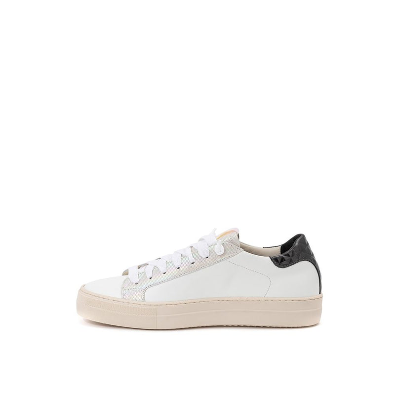 P448 All-White Leather Sneakers - Luxury Italian Design