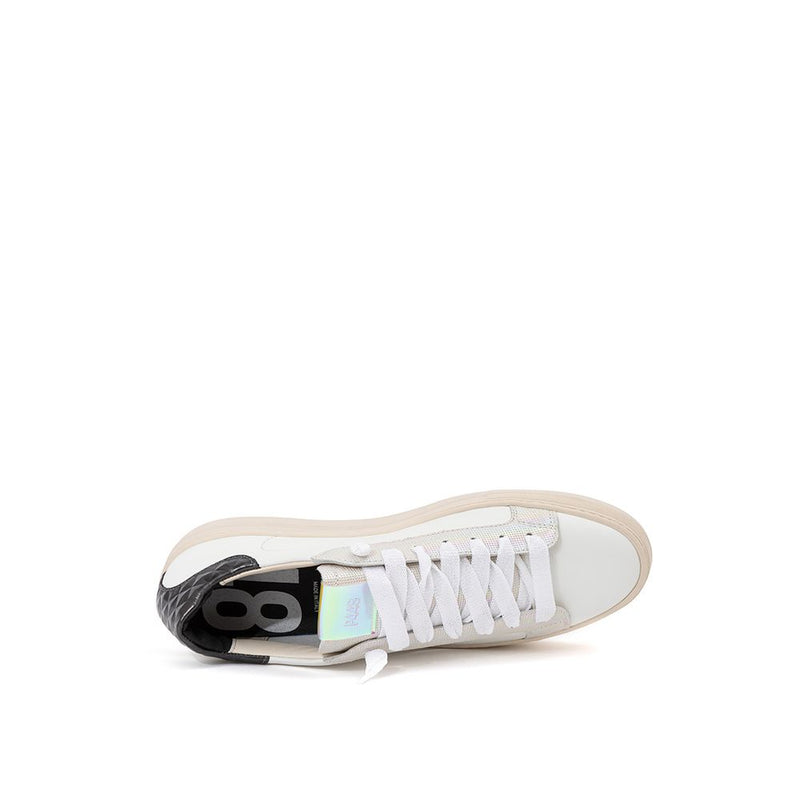 P448 All-White Leather Sneakers - Luxury Italian Design