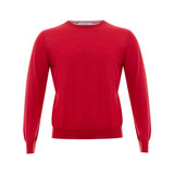 Pull en laine rouge élégant Gran Sasso pour homme