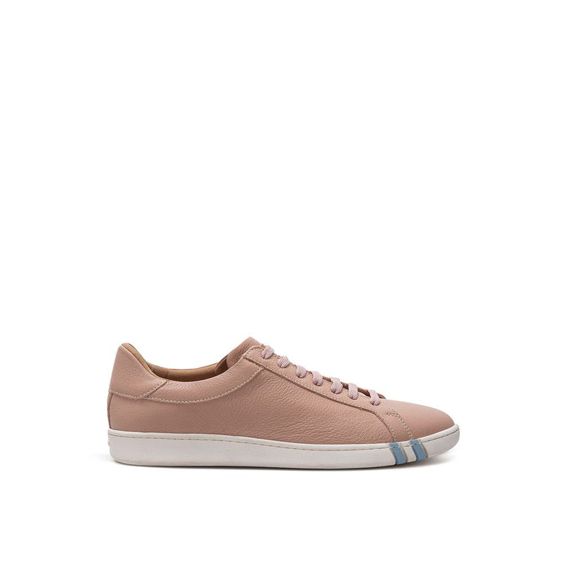 Bally Elegant Pink Leather Sneakers for Women