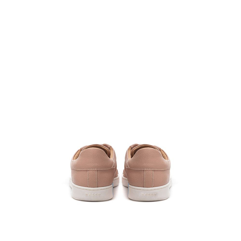 Bally Elegant Pink Leather Sneakers for Women