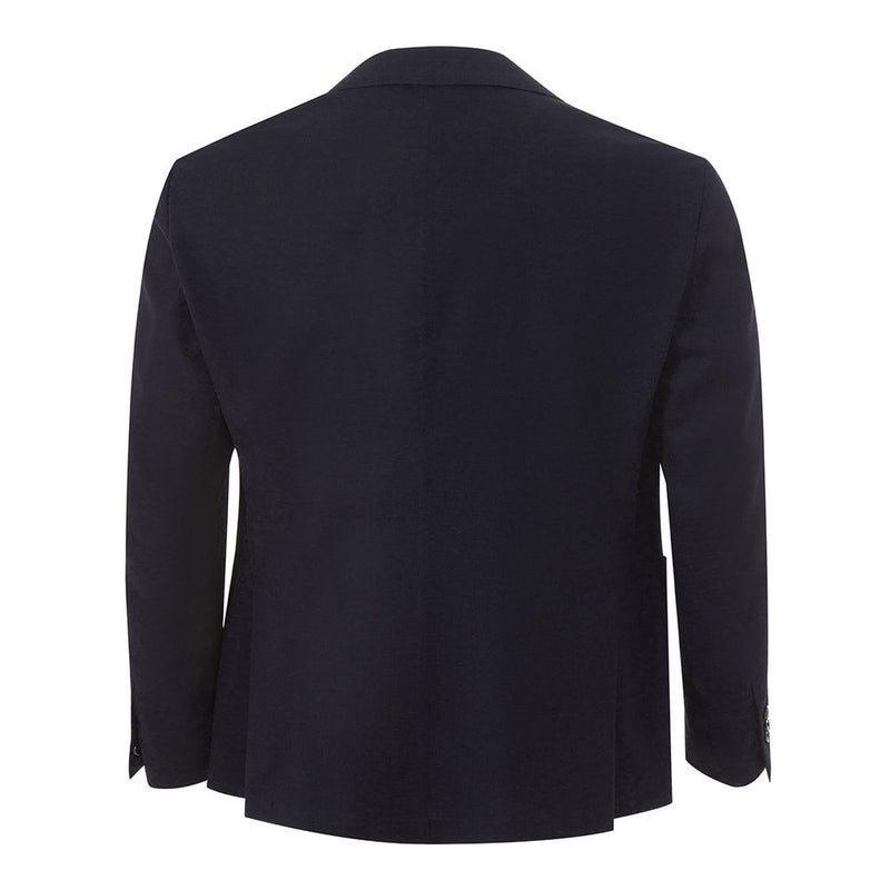 Elegante blauwe katoenen Lardini jas