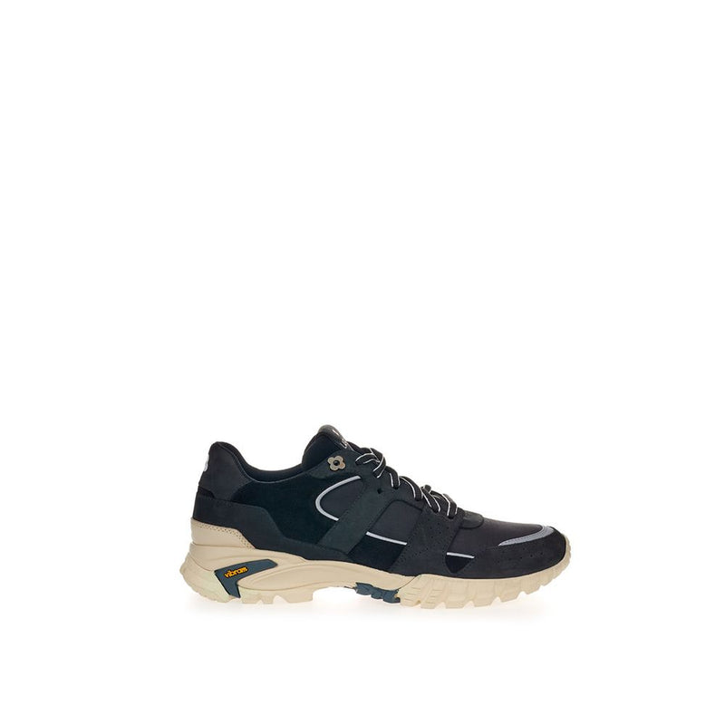 Lardini Black Suede Leather Sneaker - Élégance et Durabilité