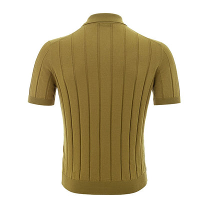 Gran Sasso Elegant Groen Katoenen T-Shirt voor Heren